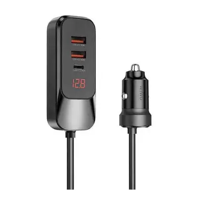 WiWU Multi-port 120W Extend Car Charger